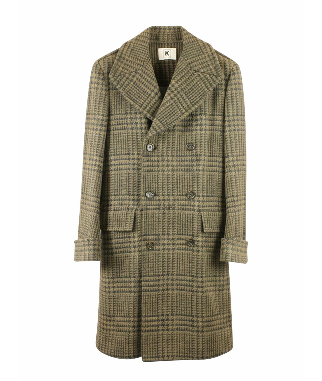 KIRED Зеленые шерстяное пальто, фото 1