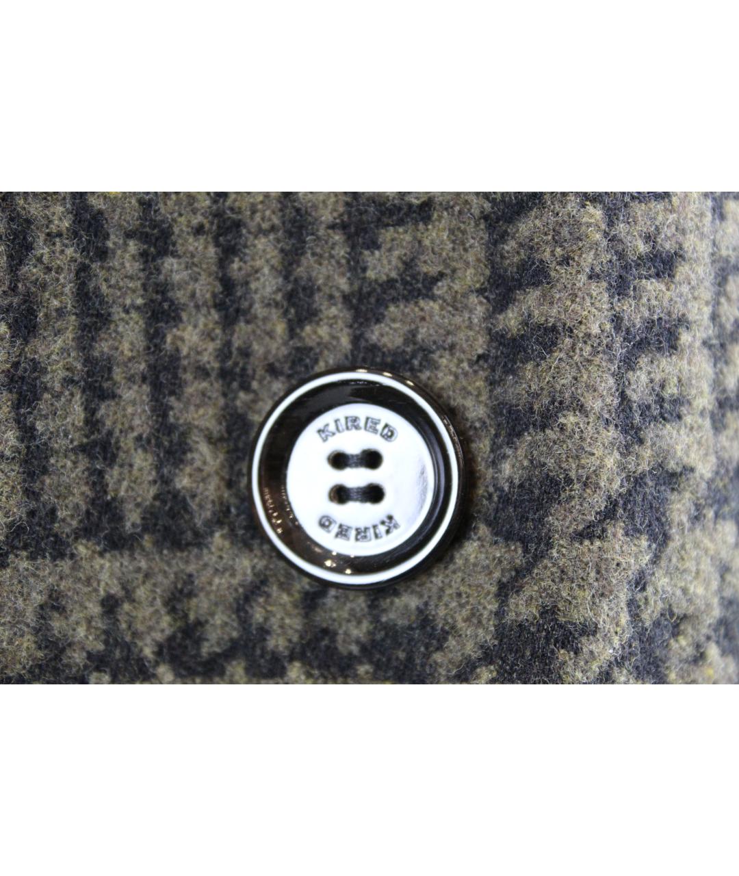 KIRED Зеленые шерстяное пальто, фото 4