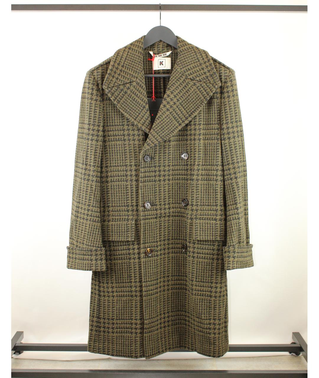 KIRED Зеленые шерстяное пальто, фото 10