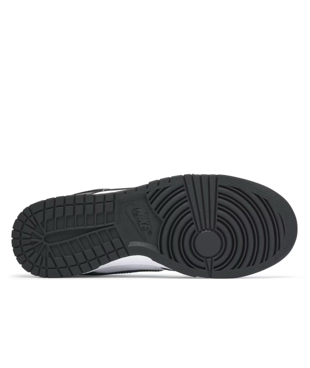 NIKE Черные кожаные низкие кроссовки / кеды, фото 6