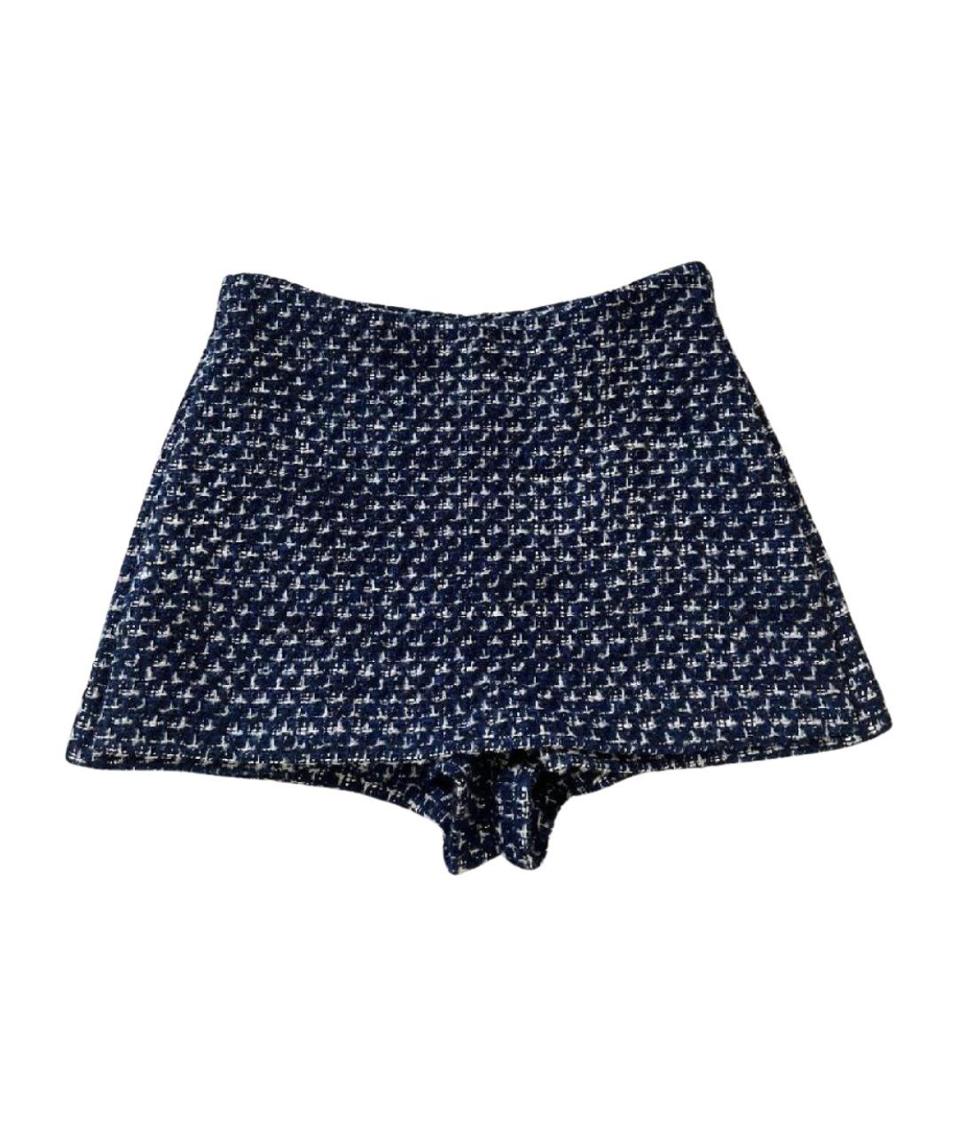 VALENTINO Темно-синяя юбка мини, фото 1