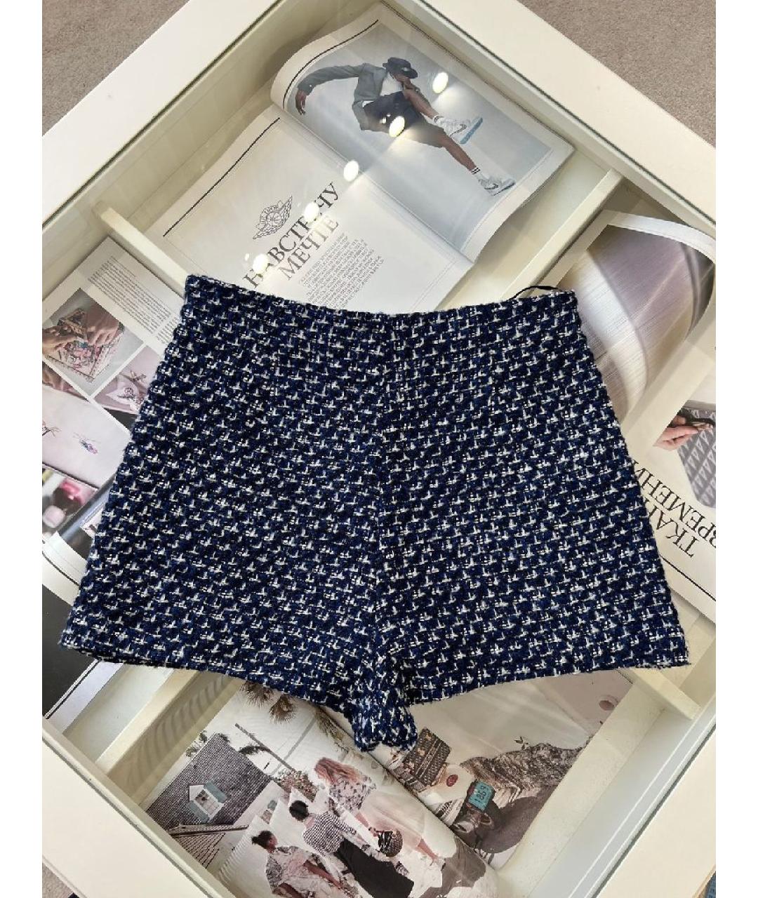 VALENTINO Темно-синяя юбка мини, фото 2