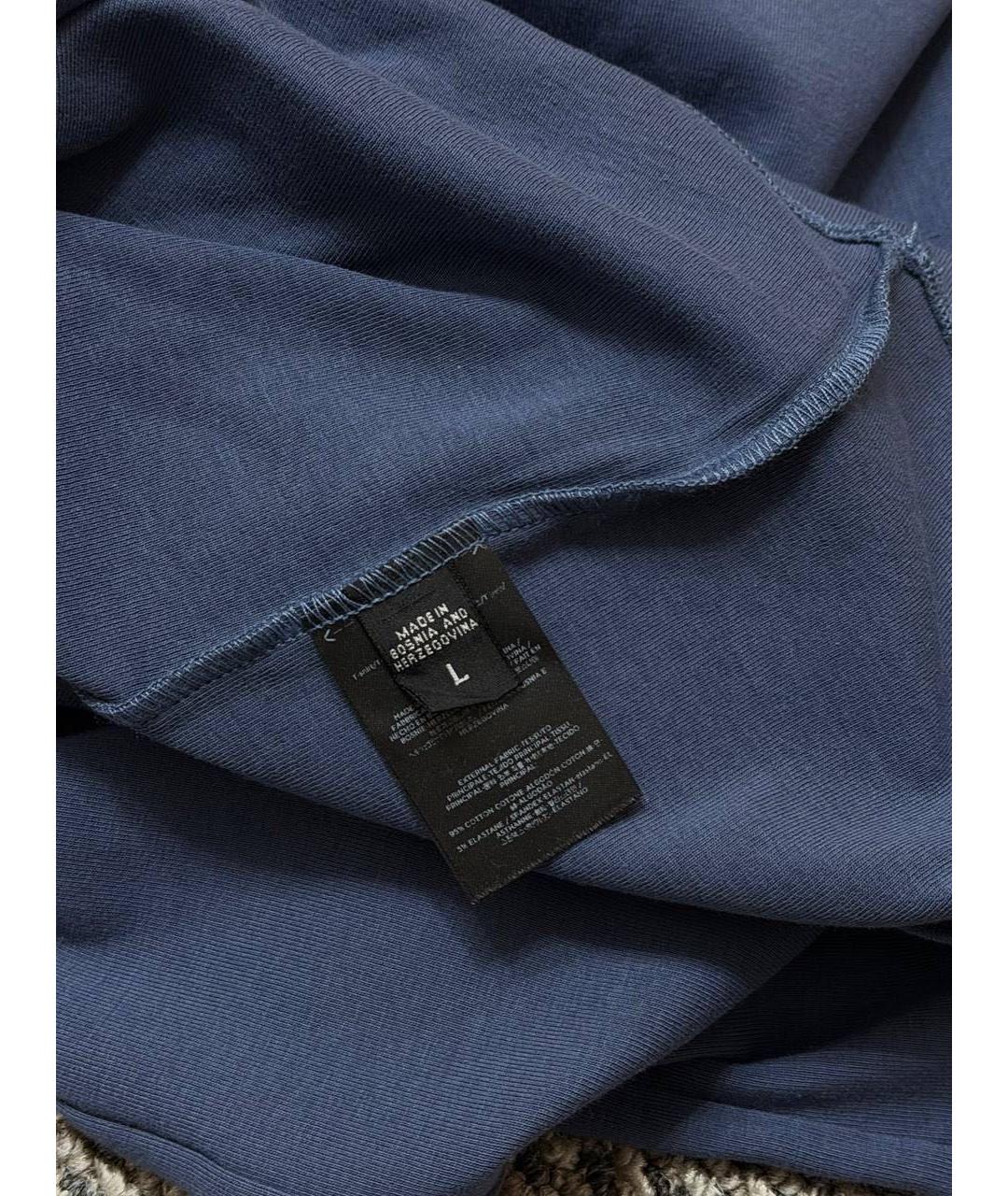 TOM FORD Синяя хлопковая футболка, фото 7