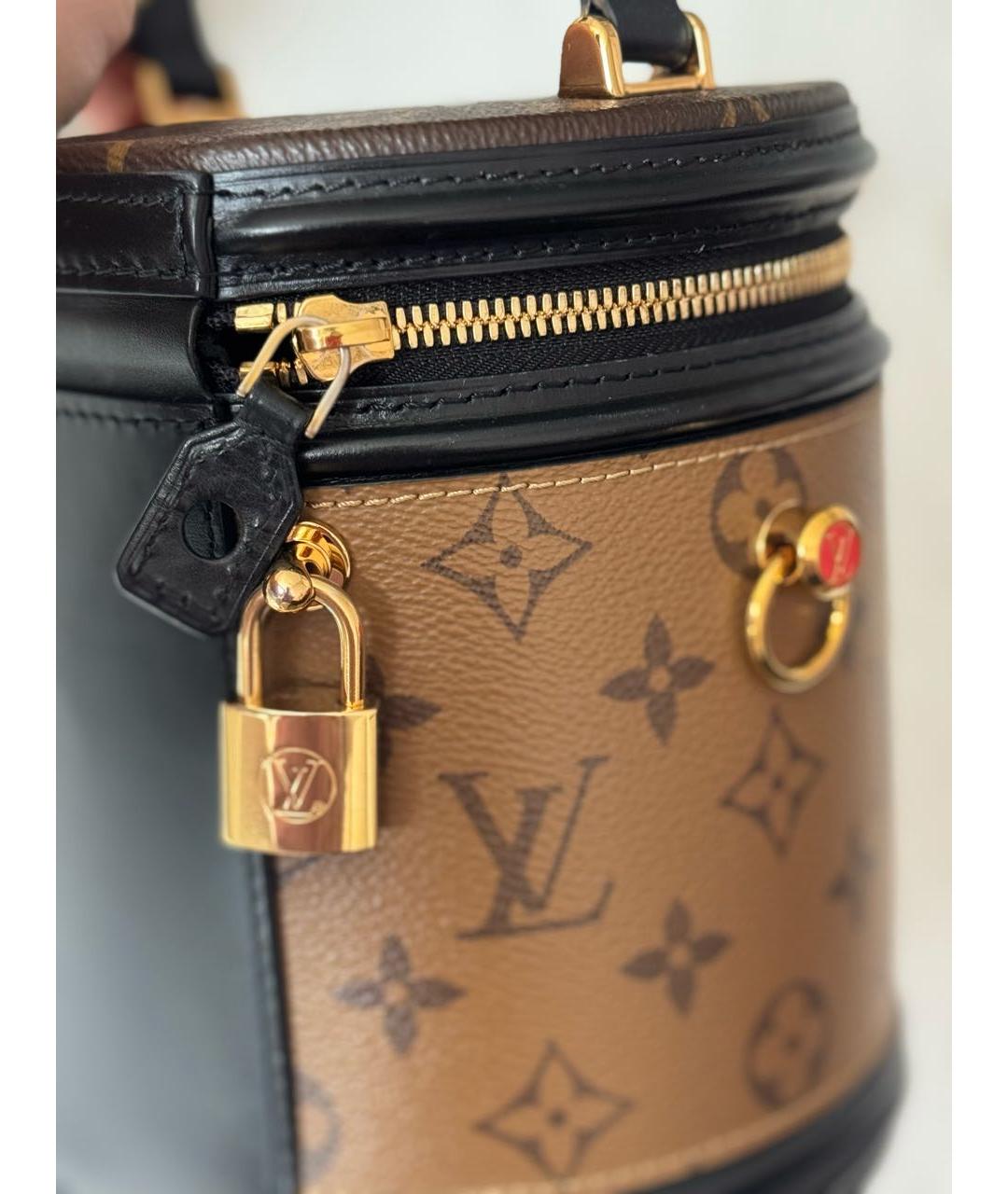 LOUIS VUITTON Коричневая сумка с короткими ручками, фото 2