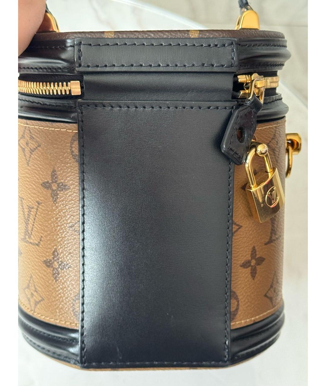 LOUIS VUITTON Коричневая сумка с короткими ручками, фото 4