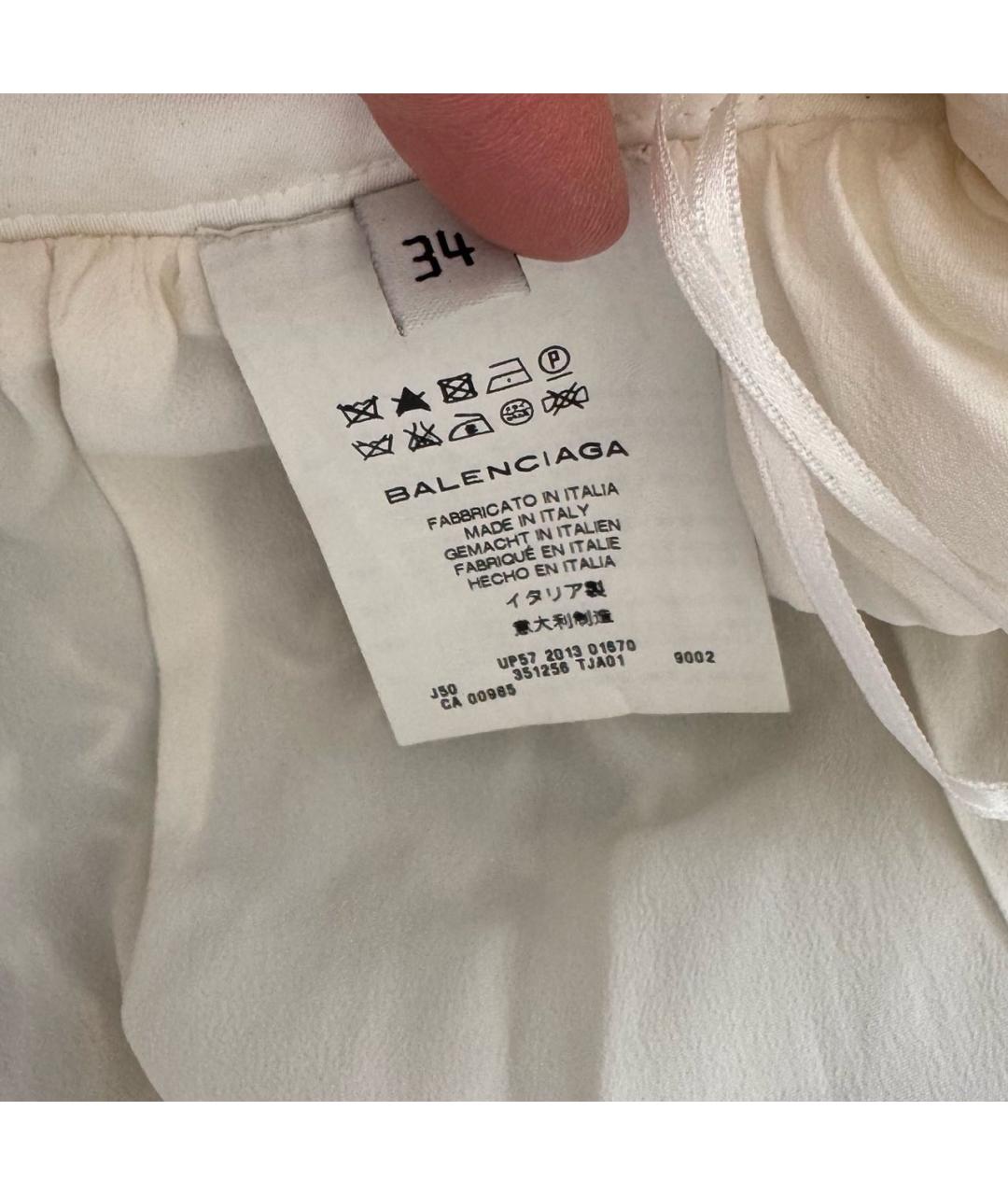 BALENCIAGA Шелковая юбка мини, фото 5