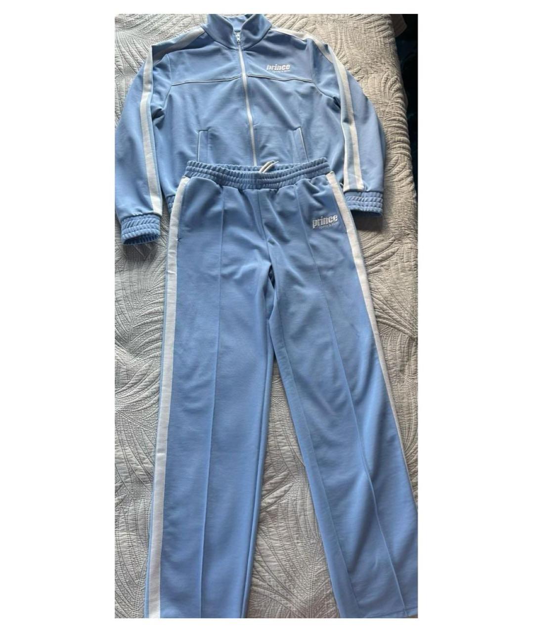 SPORTY AND RICH Голубой хлопковый спортивные костюмы, фото 2