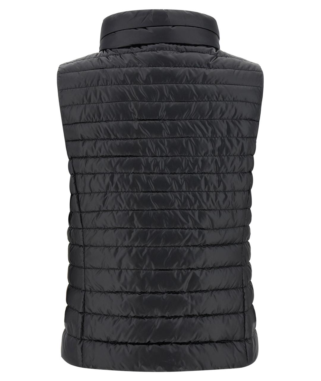 MOORER Черный полиэстеровый жилет, фото 2