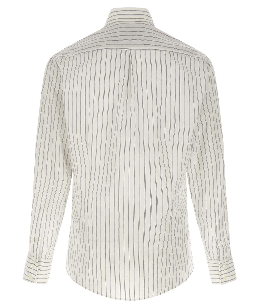 BRUNELLO CUCINELLI Мульти хлопковая кэжуал рубашка, фото 2