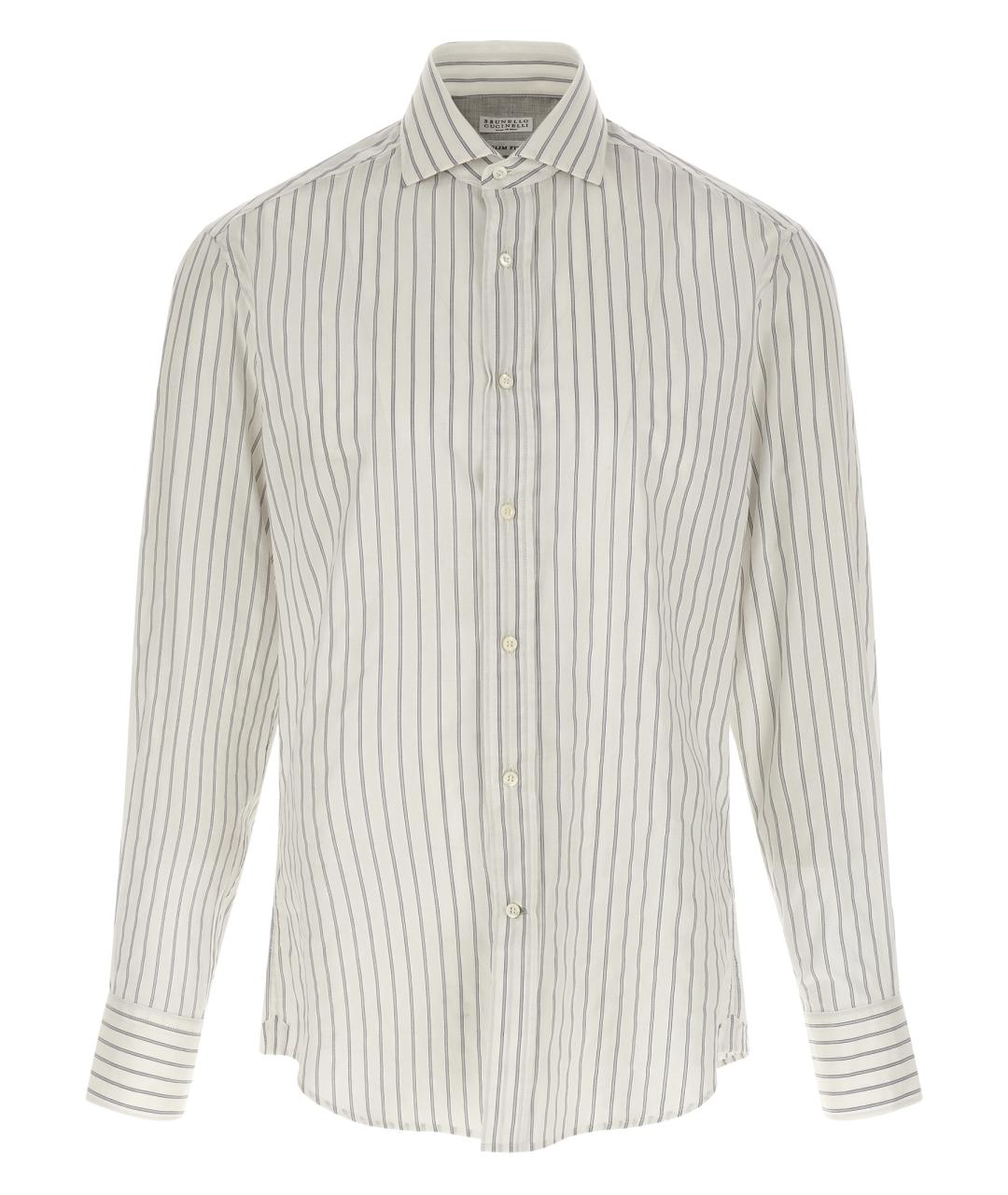 BRUNELLO CUCINELLI Мульти хлопковая кэжуал рубашка, фото 1