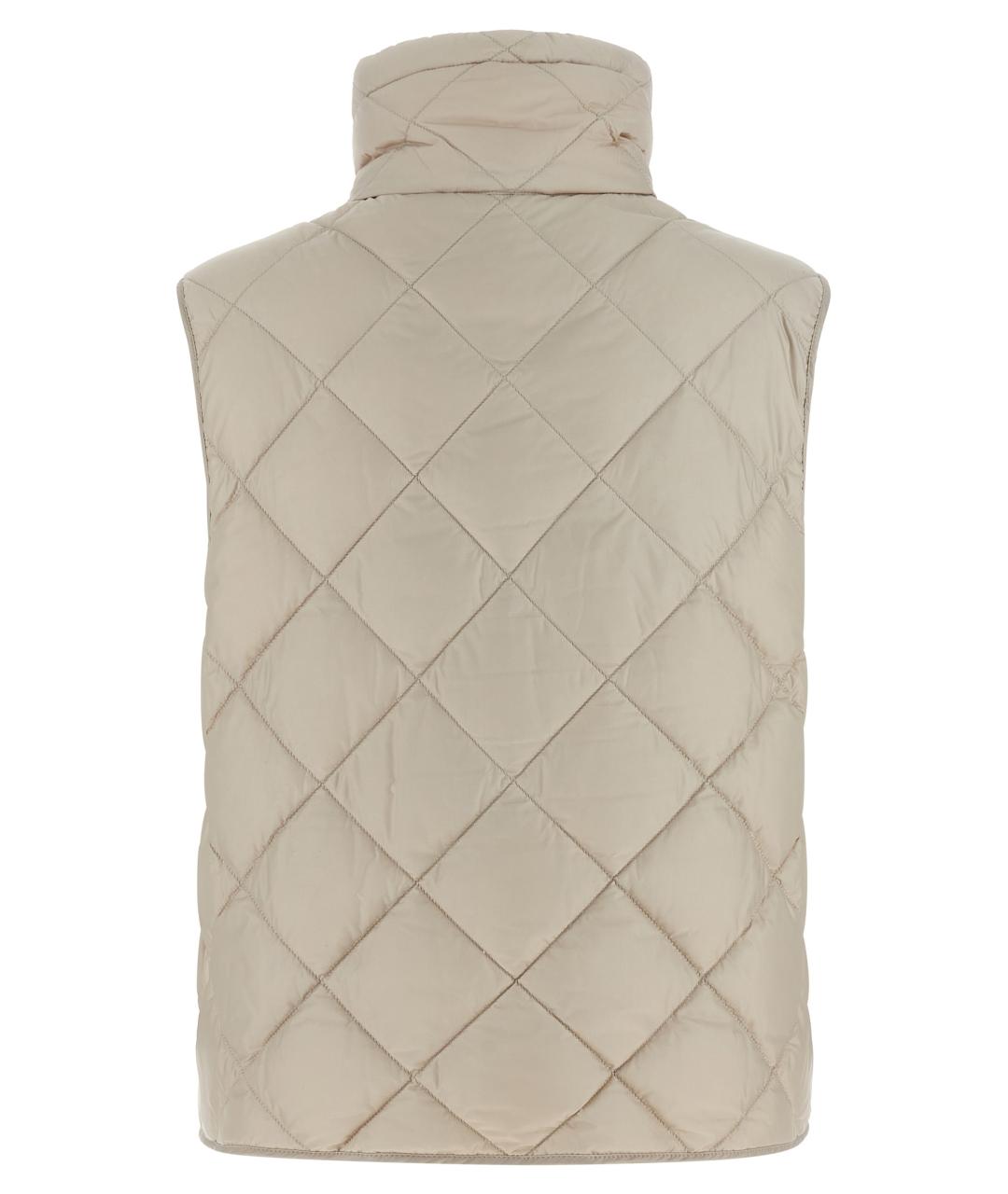 MAX MARA Бежевый полиамидовый жилет, фото 2