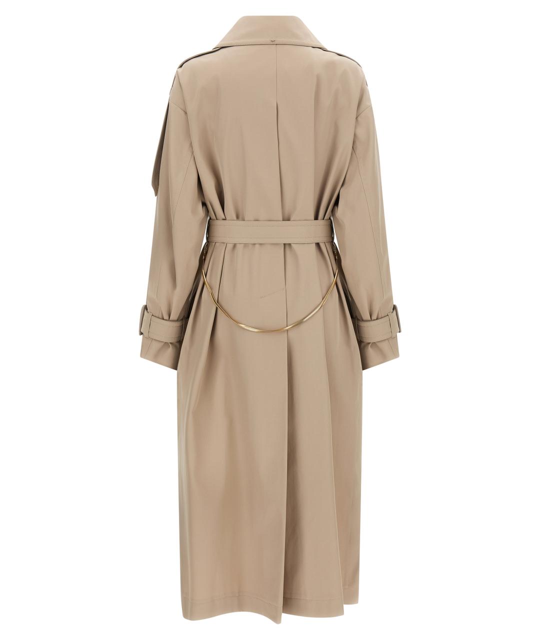 SPORTMAX Бежевый тренч/плащ, фото 2