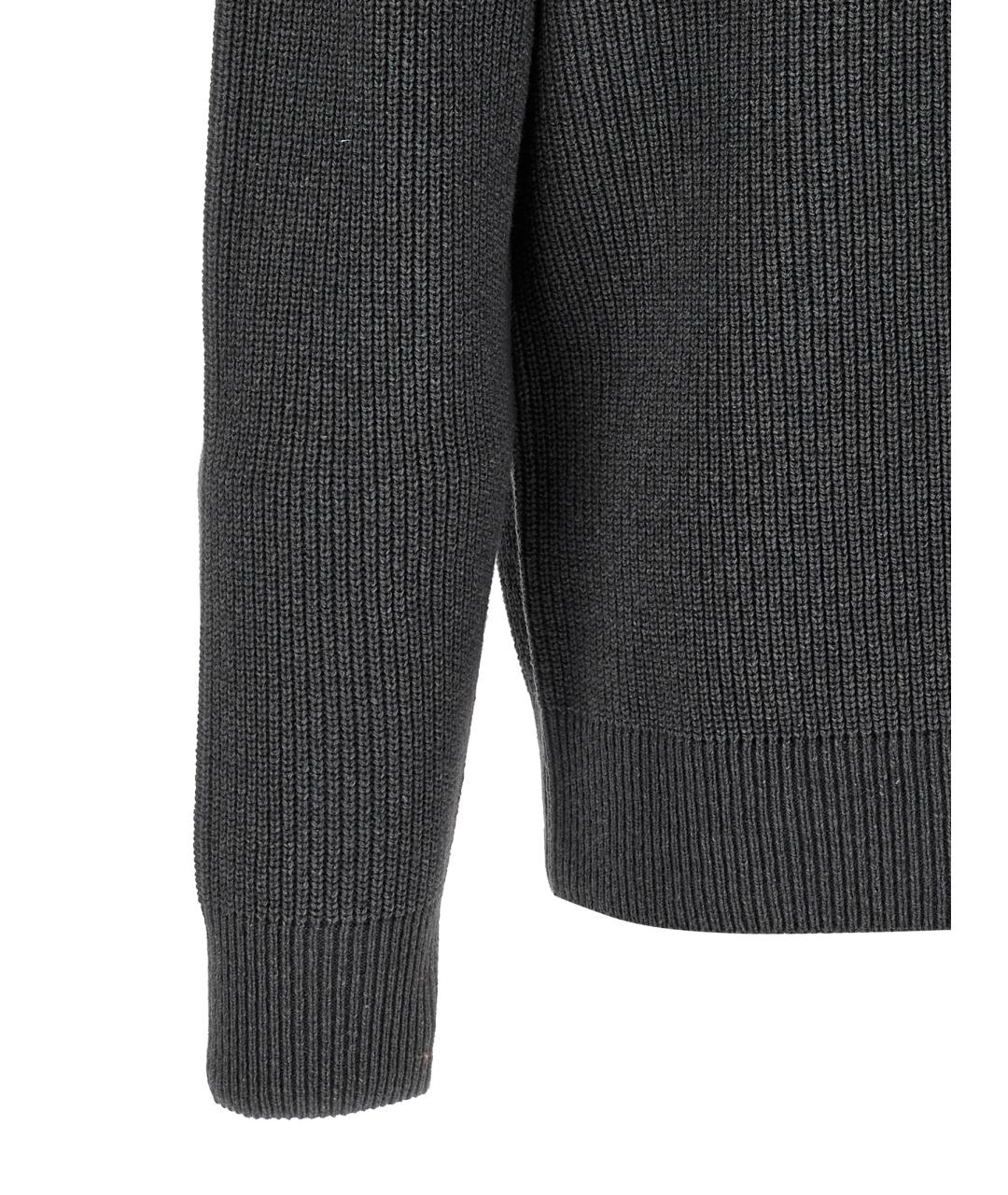 J.W.ANDERSON Серый шерстяной джемпер / свитер, фото 4