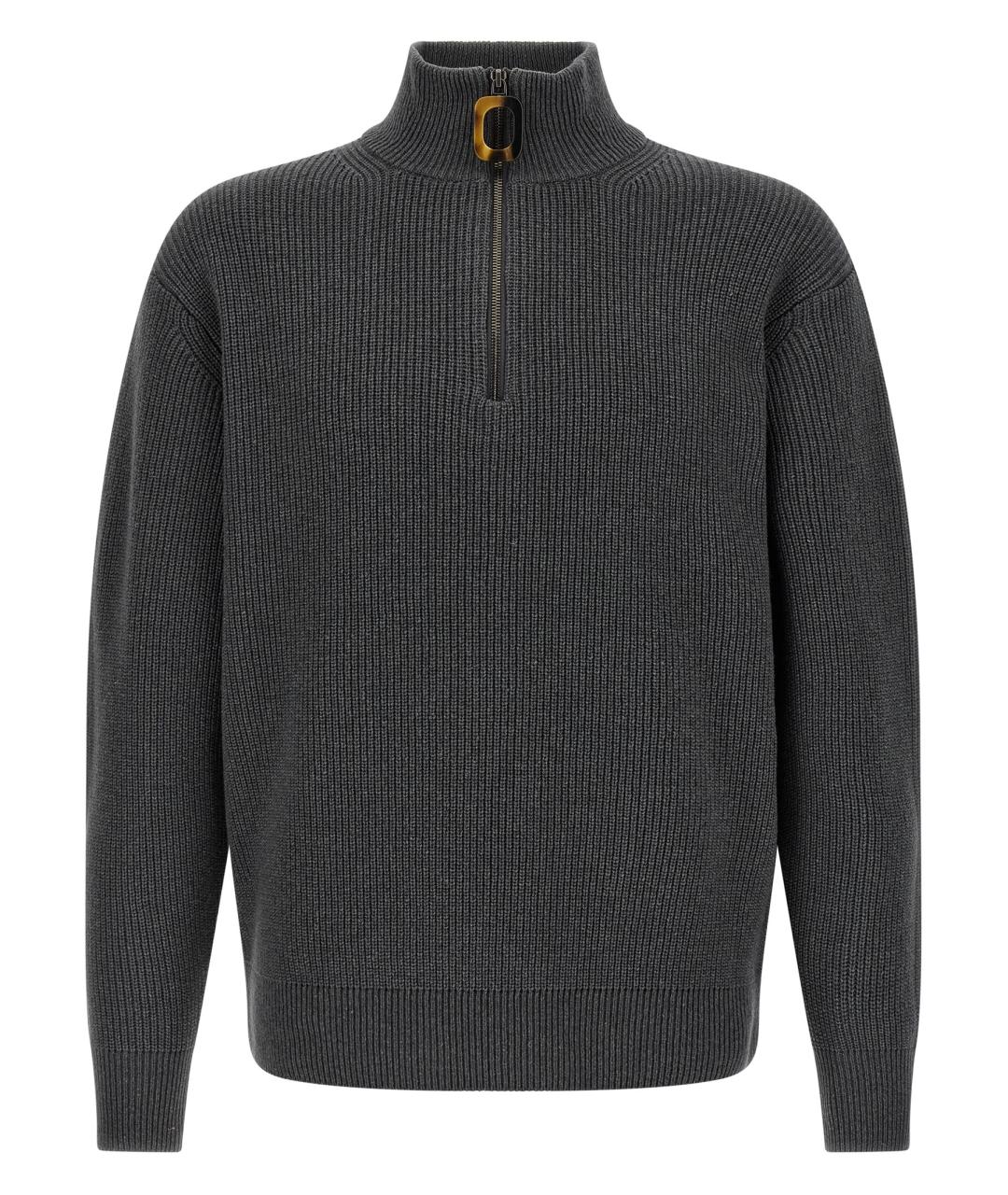 J.W.ANDERSON Серый шерстяной джемпер / свитер, фото 1