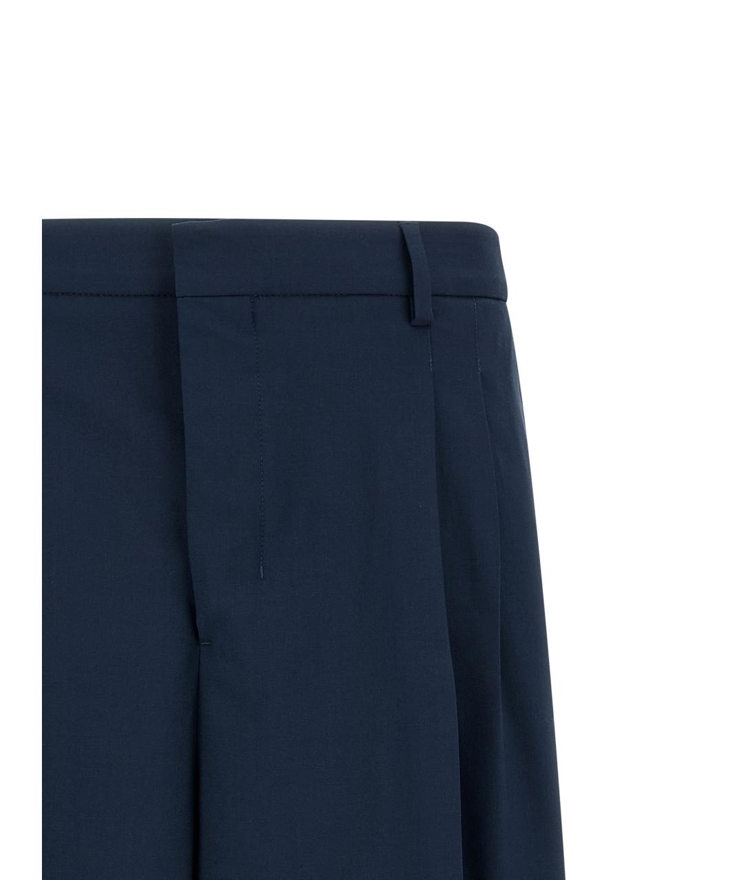 Ami Paris Синие шерстяные шорты, фото 3