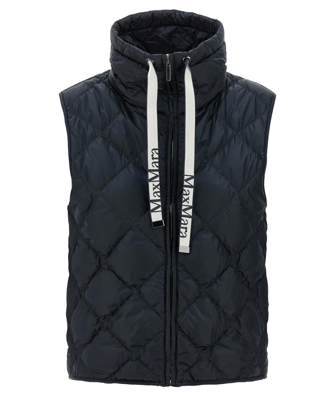 MAX MARA Темно-синий полиамидовый жилет, фото 1