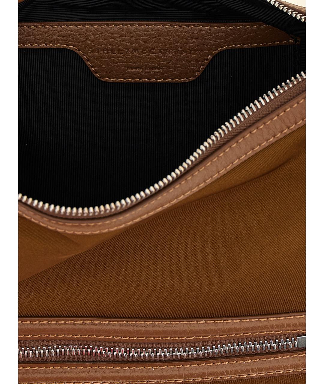 STELLA MCCARTNEY Коричневая тканевая сумка через плечо, фото 4