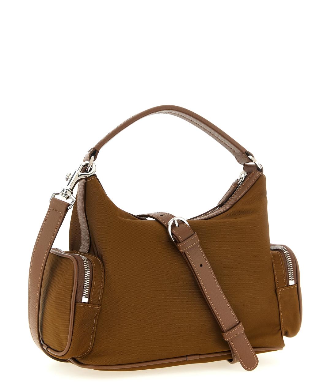 STELLA MCCARTNEY Коричневая тканевая сумка через плечо, фото 2