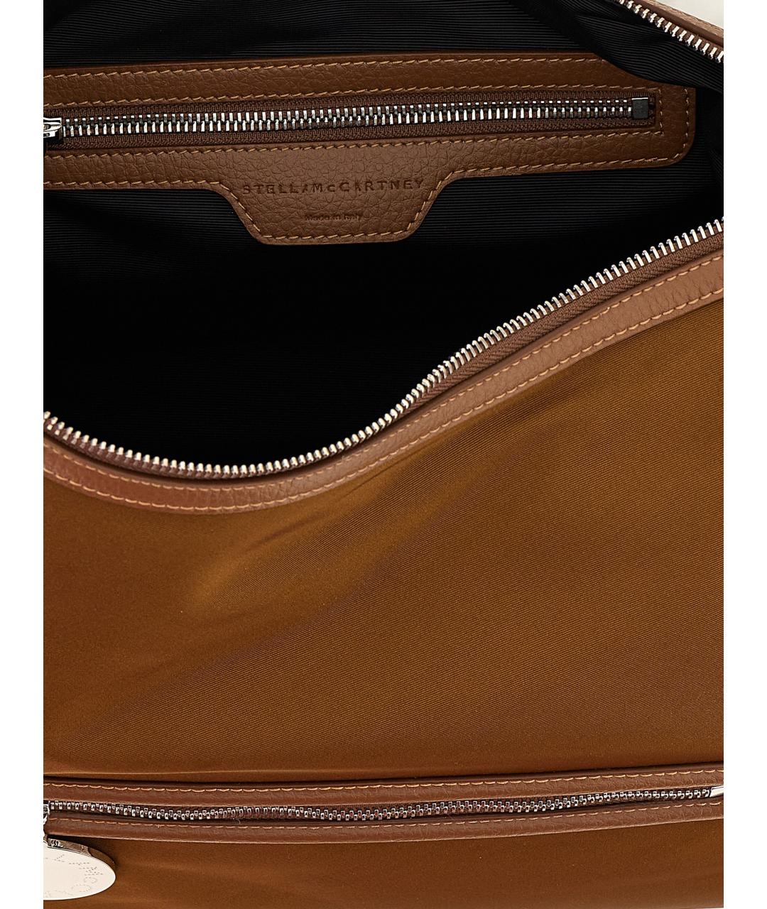 STELLA MCCARTNEY Коричневая синтетическая сумка через плечо, фото 4