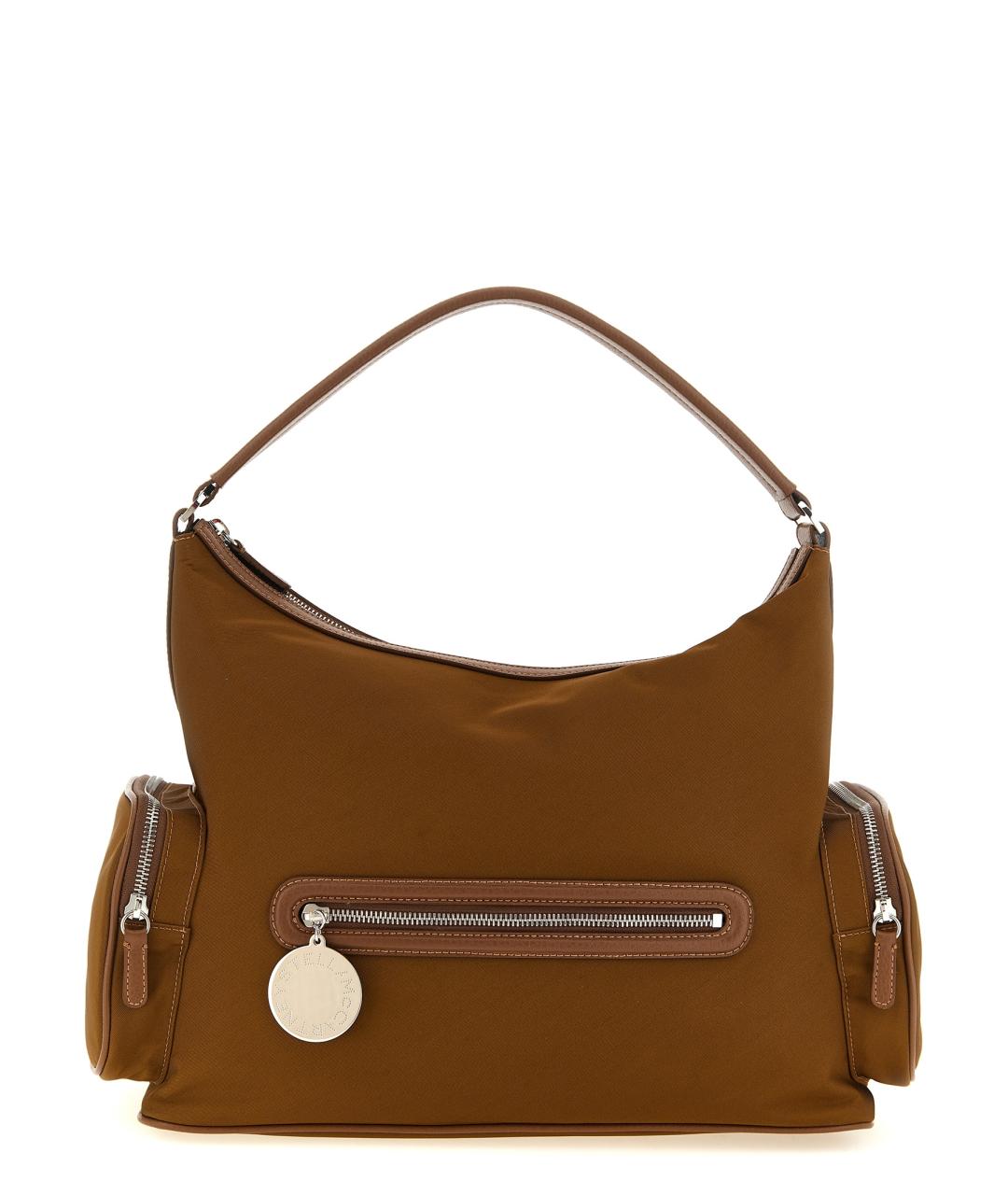 STELLA MCCARTNEY Коричневая синтетическая сумка через плечо, фото 1