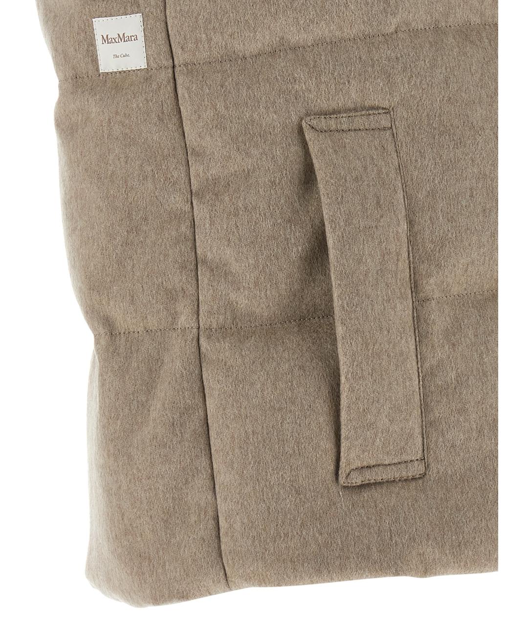 MAX MARA Бежевый кашемировый жилет, фото 4