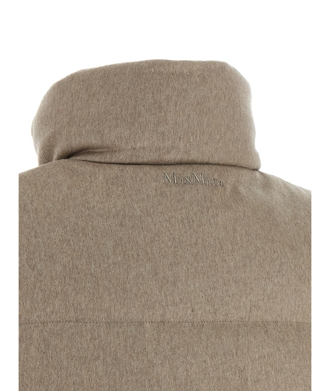 MAX MARA Бежевый кашемировый жилет, фото 5