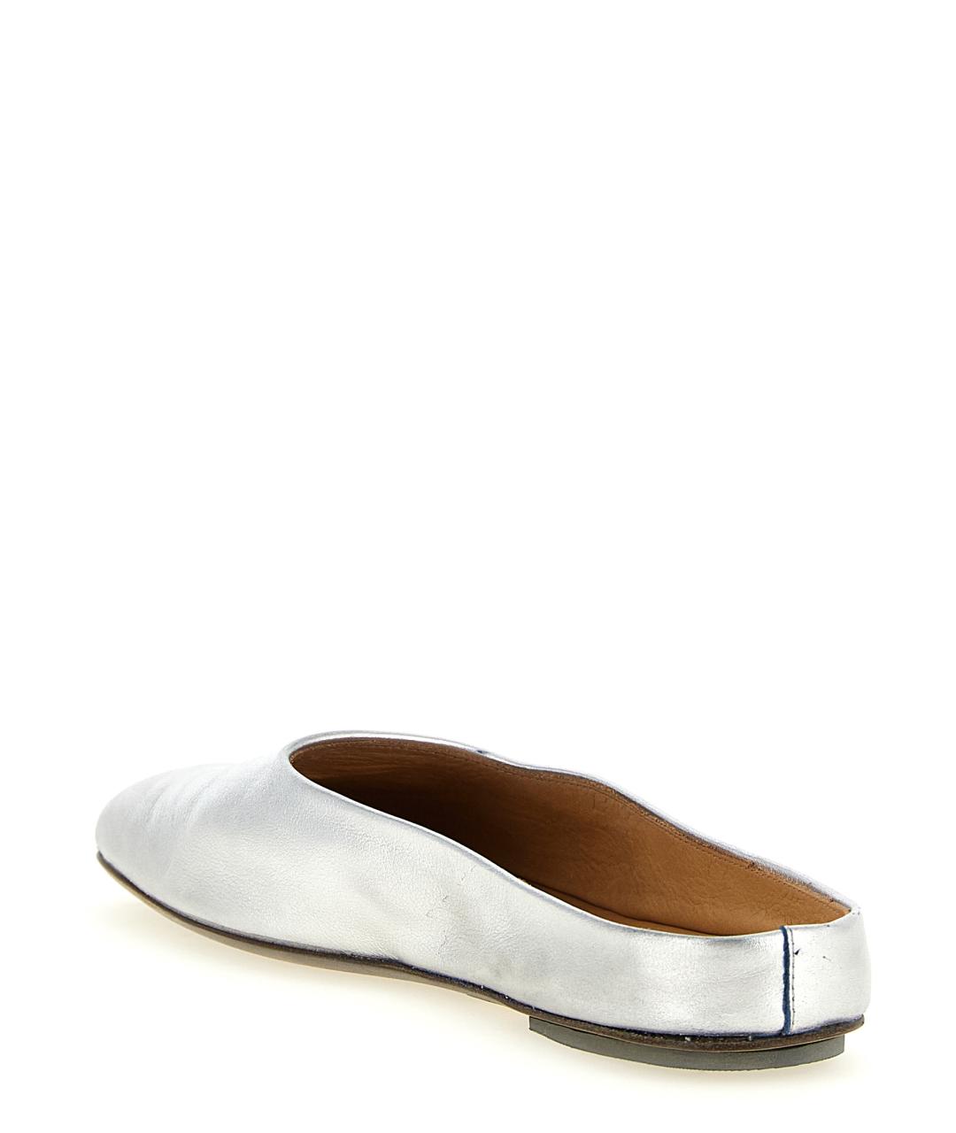 MARSELL Серебряные кожаные мюли, фото 3