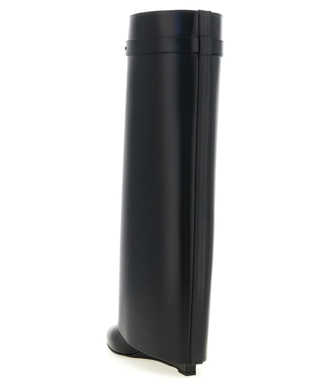 GIVENCHY Черные кожаные сапоги, фото 3