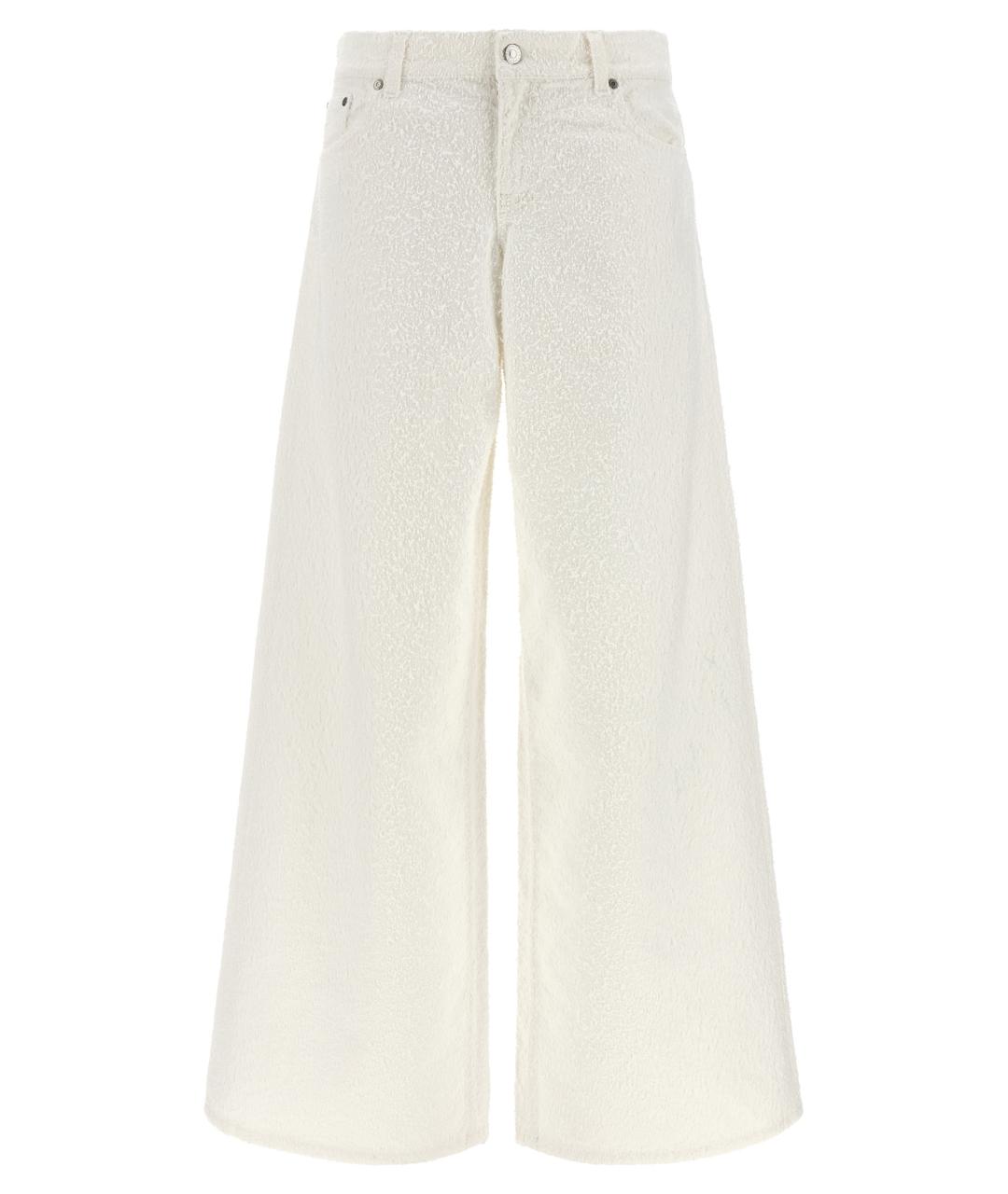 STELLA MCCARTNEY Белые хлопковые прямые джинсы, фото 1