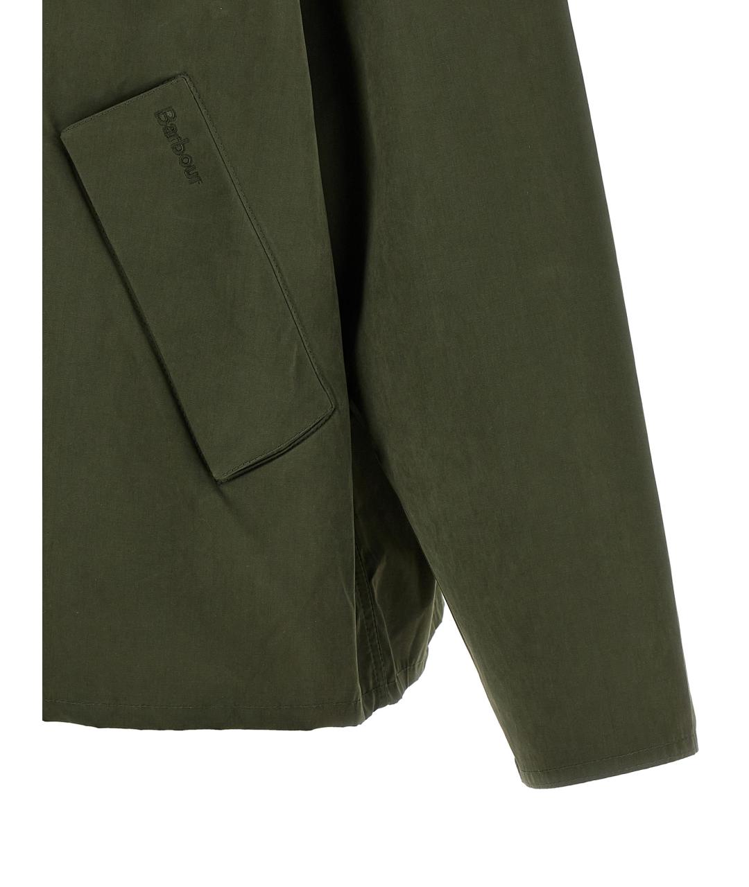 BARBOUR Зеленая полиэстеровая куртка, фото 4