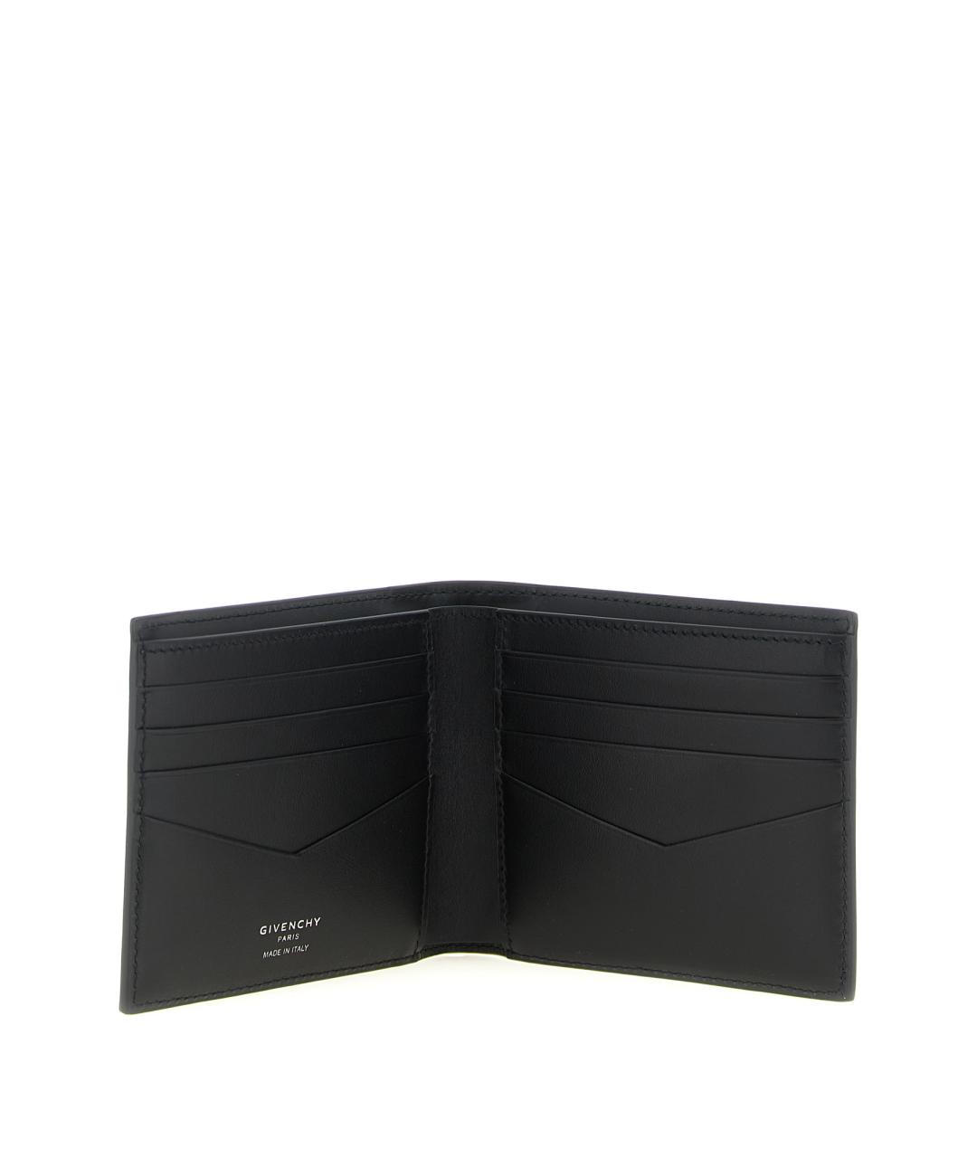 GIVENCHY Черный кожаный кошелек, фото 3