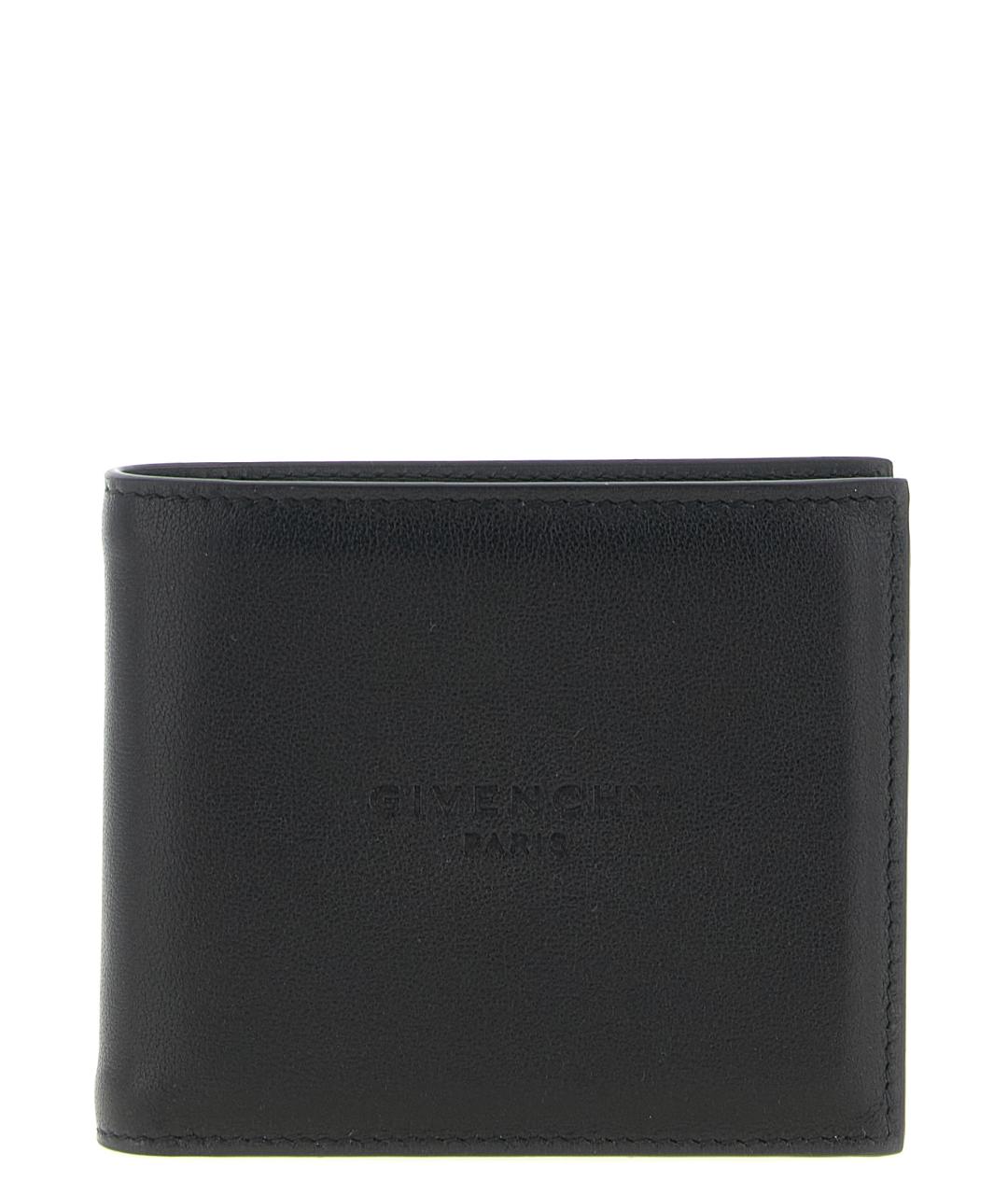 GIVENCHY Черный кожаный кошелек, фото 1