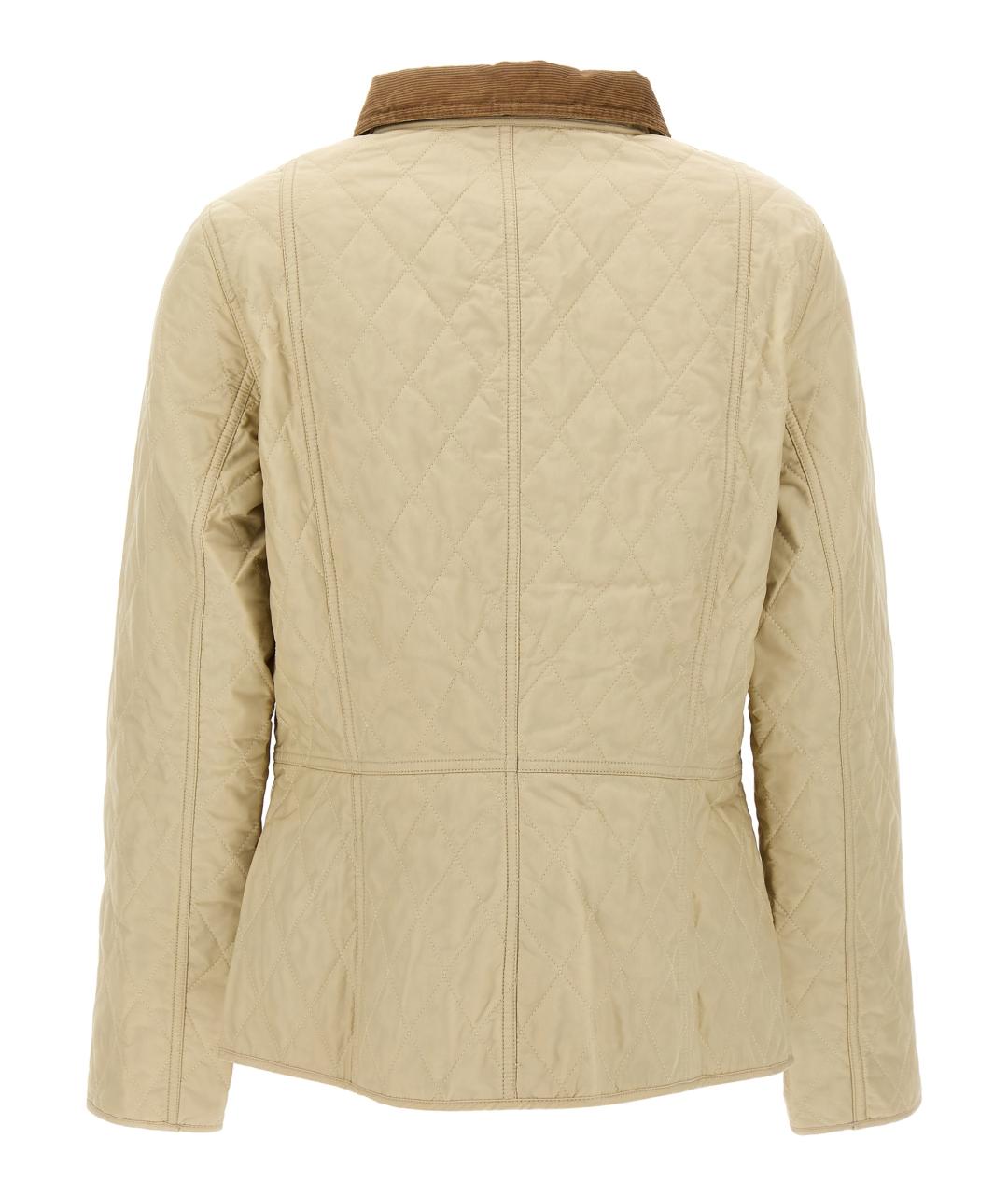 BARBOUR Бежевая полиамидовая куртка, фото 2