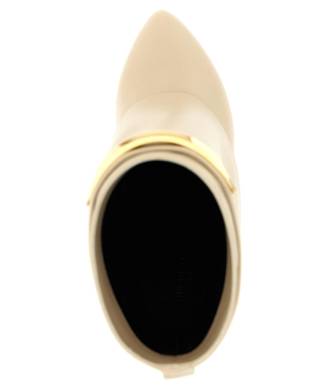 GIVENCHY Бежевые кожаные полусапоги, фото 4