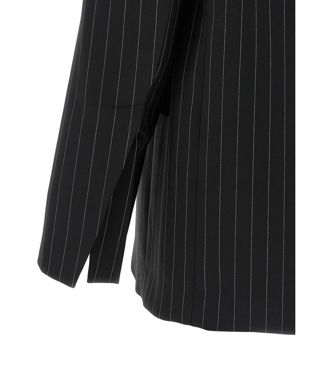 SPORTMAX Черный шерстяной жакет/пиджак, фото 4