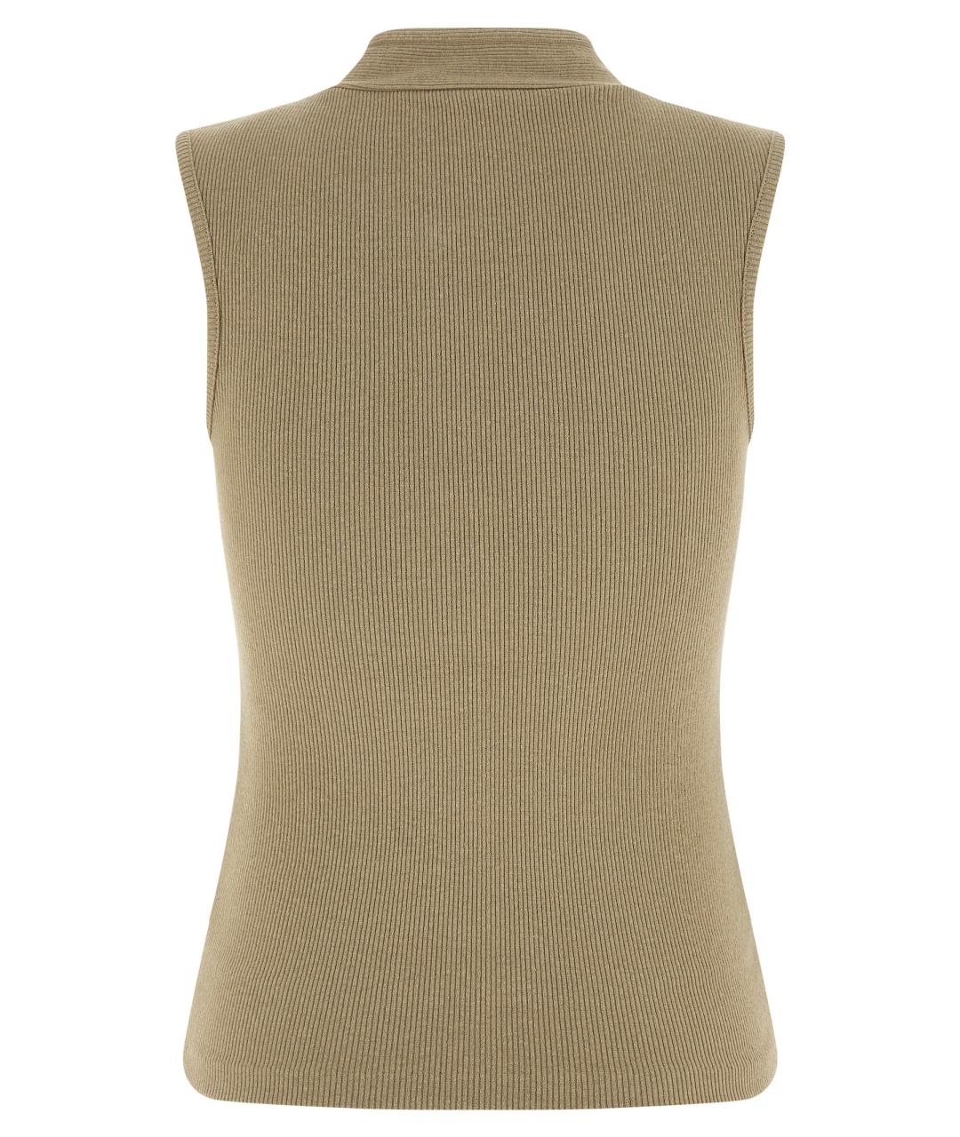 LEMAIRE Бежевая хлопковая майка, фото 2