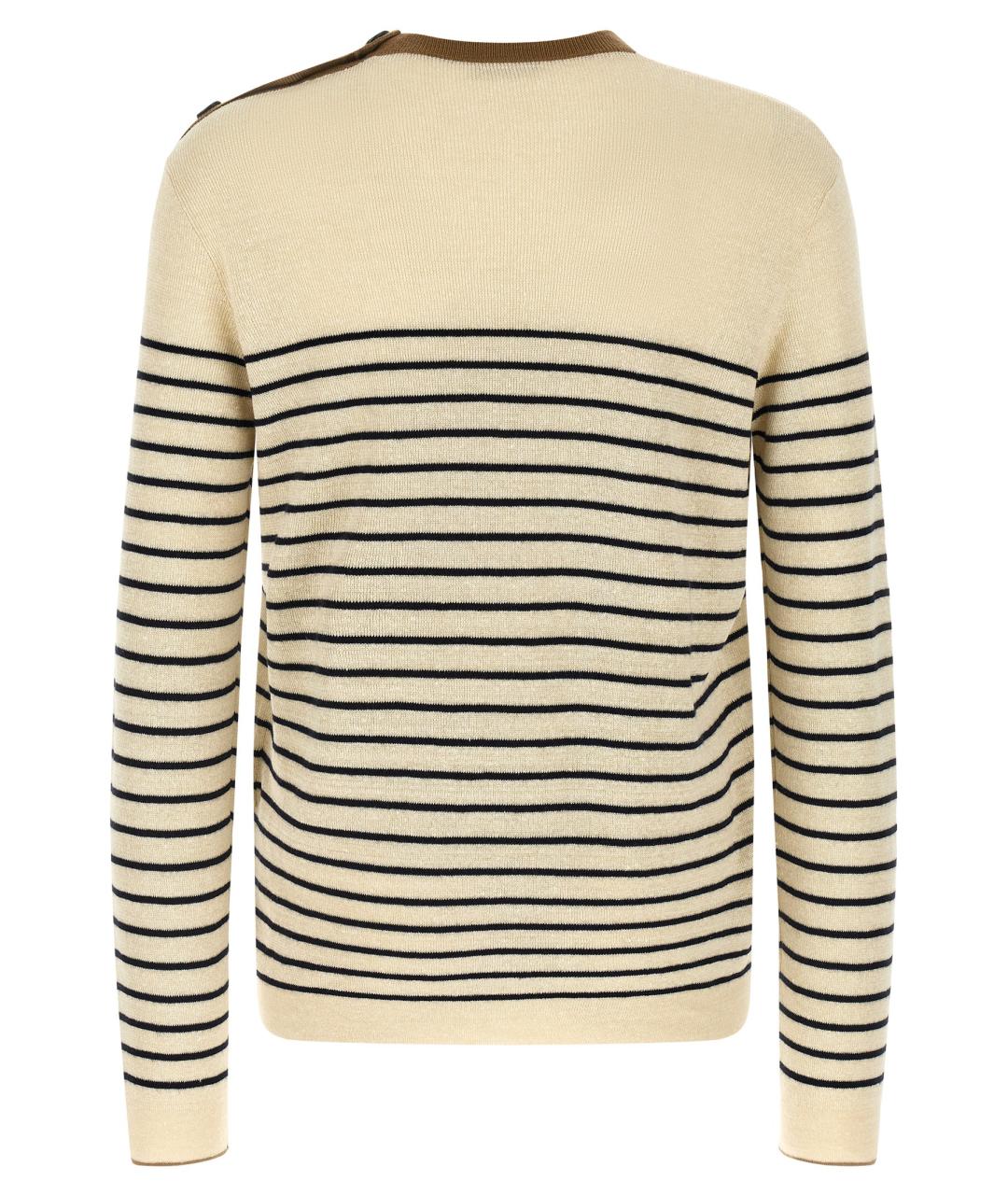 PRADA Бежевый льняной джемпер / свитер, фото 2