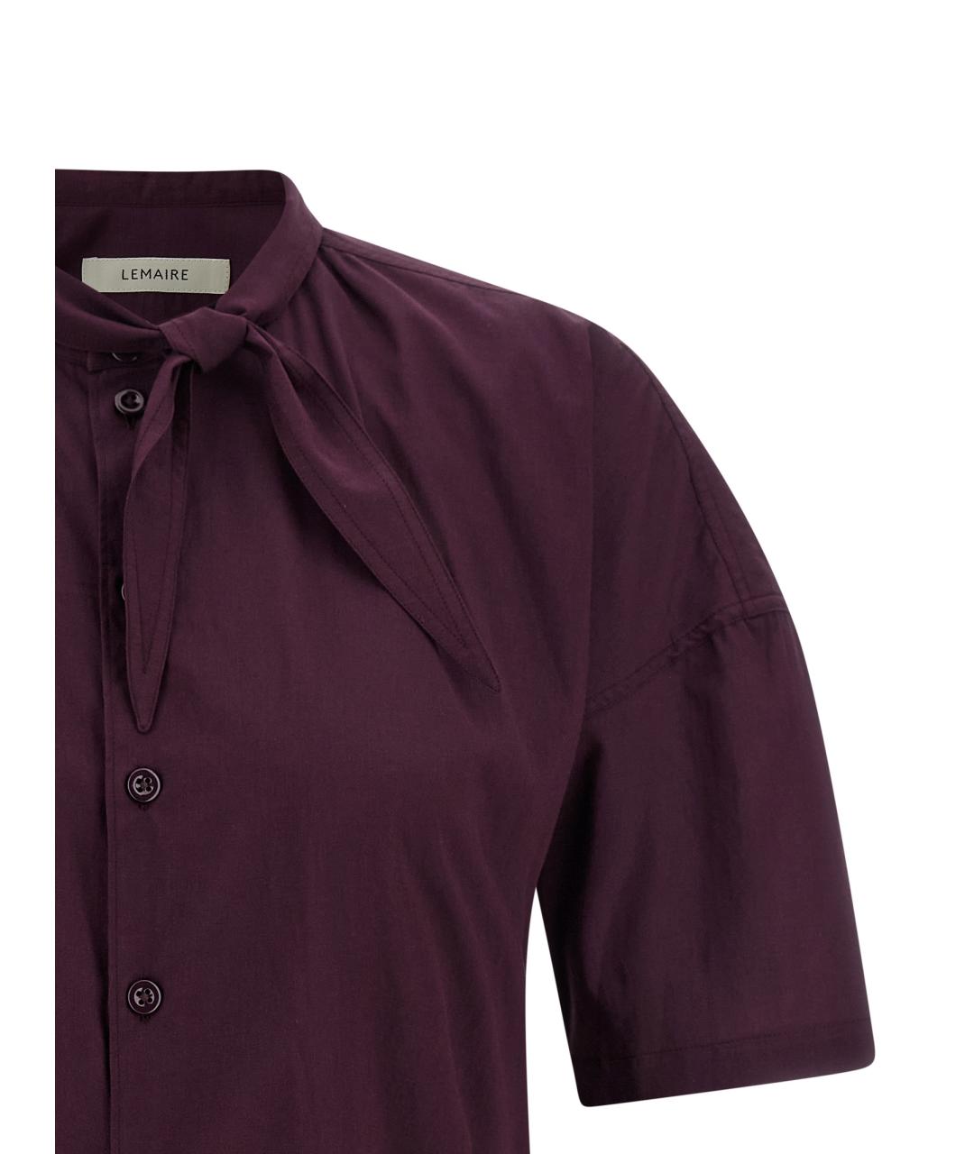 LEMAIRE Фиолетовая хлопковая рубашка, фото 3