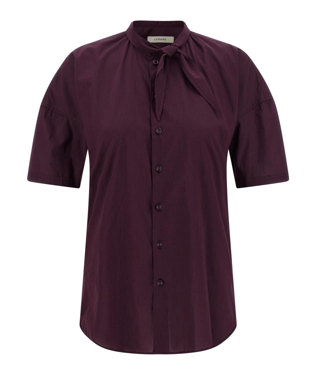 LEMAIRE Фиолетовая хлопковая рубашка, фото 1