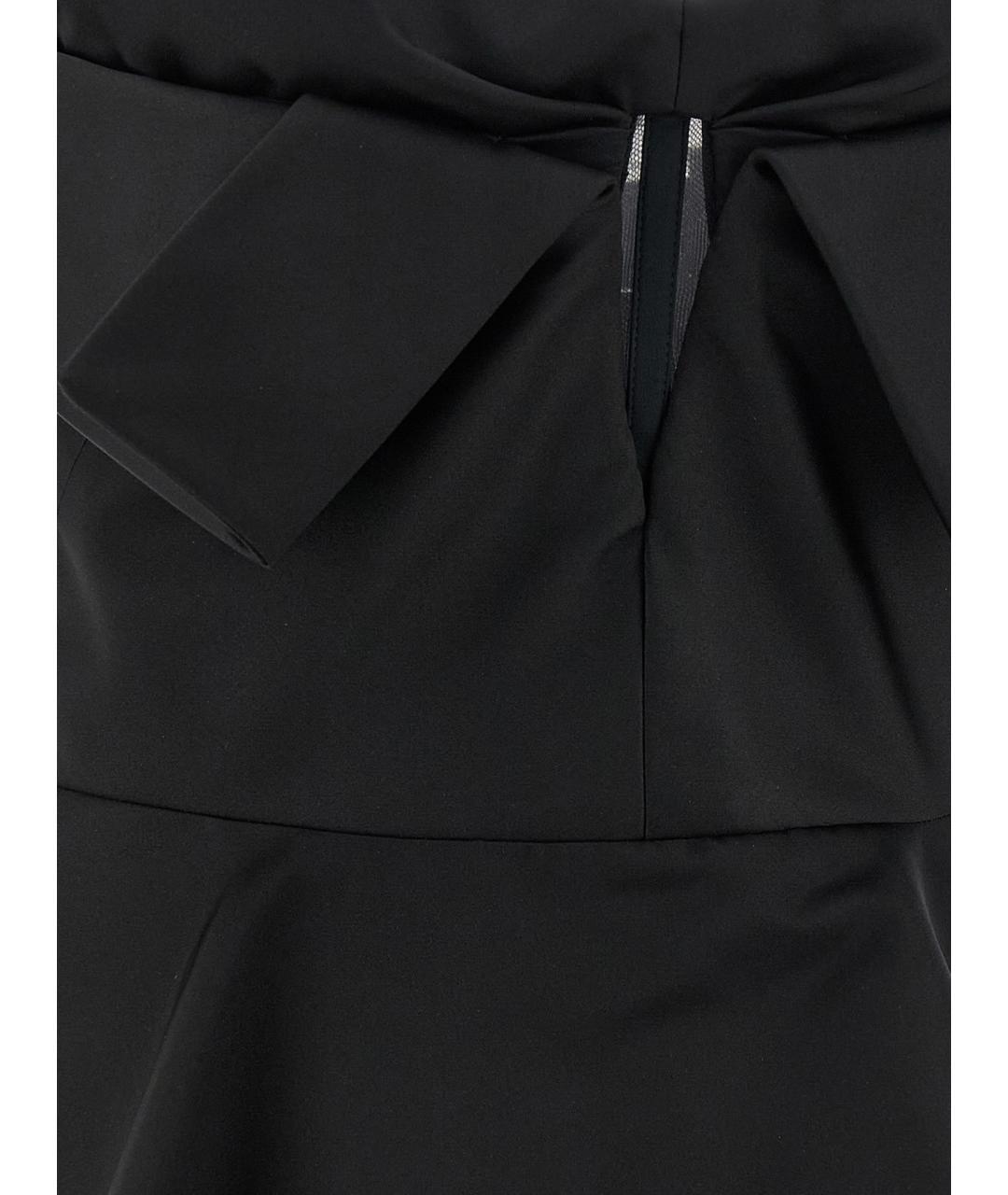 ALEXANDER MCQUEEN Черная полиэстеровая блузы, фото 4