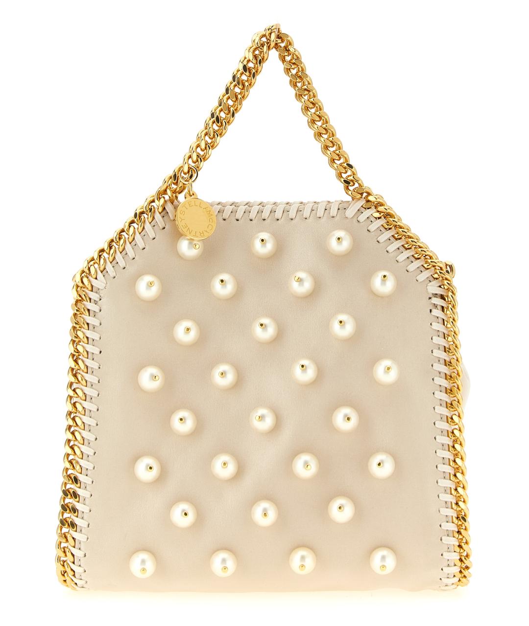 STELLA MCCARTNEY Бежевая сумка через плечо из искусственной кожи, фото 1