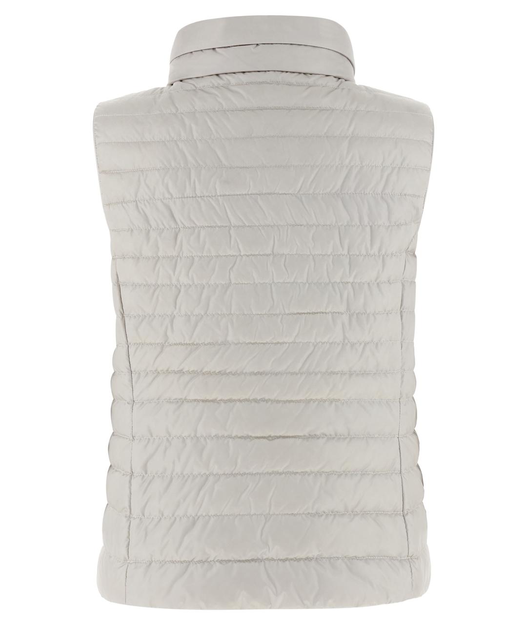 MOORER Бежевый полиэстеровый жилет, фото 2