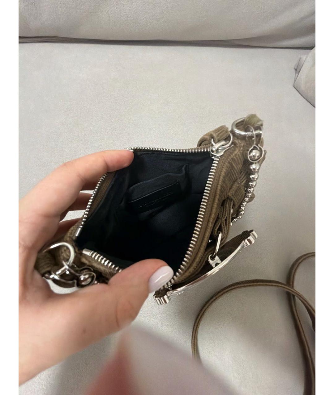 DSQUARED2 Коричневая сумка через плечо, фото 4