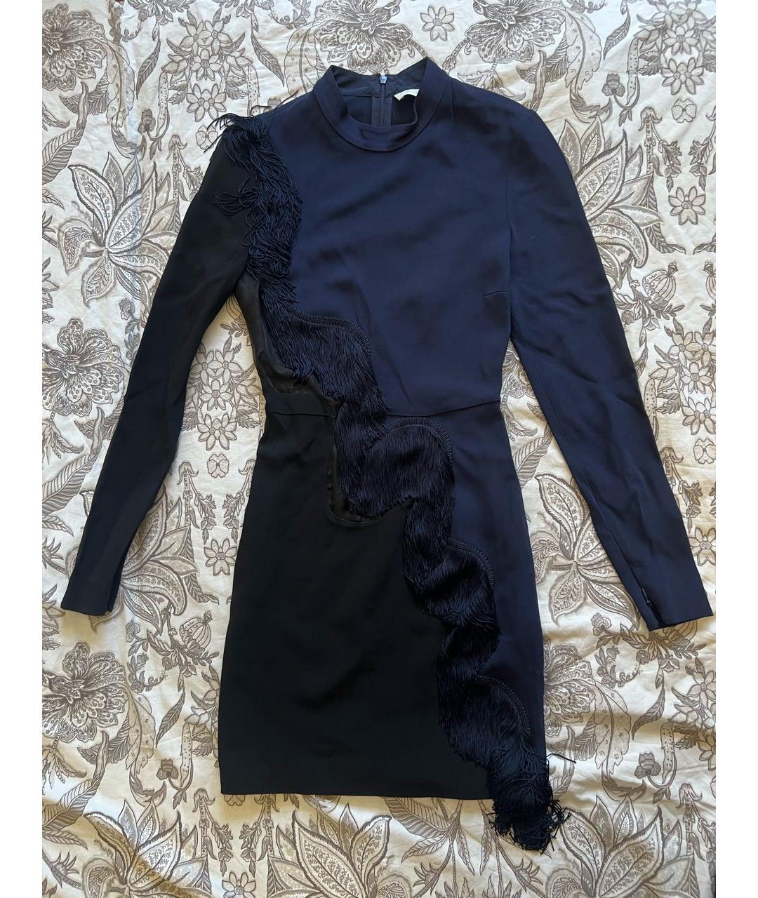 STELLA MCCARTNEY Темно-синее шелковое вечернее платье, фото 8