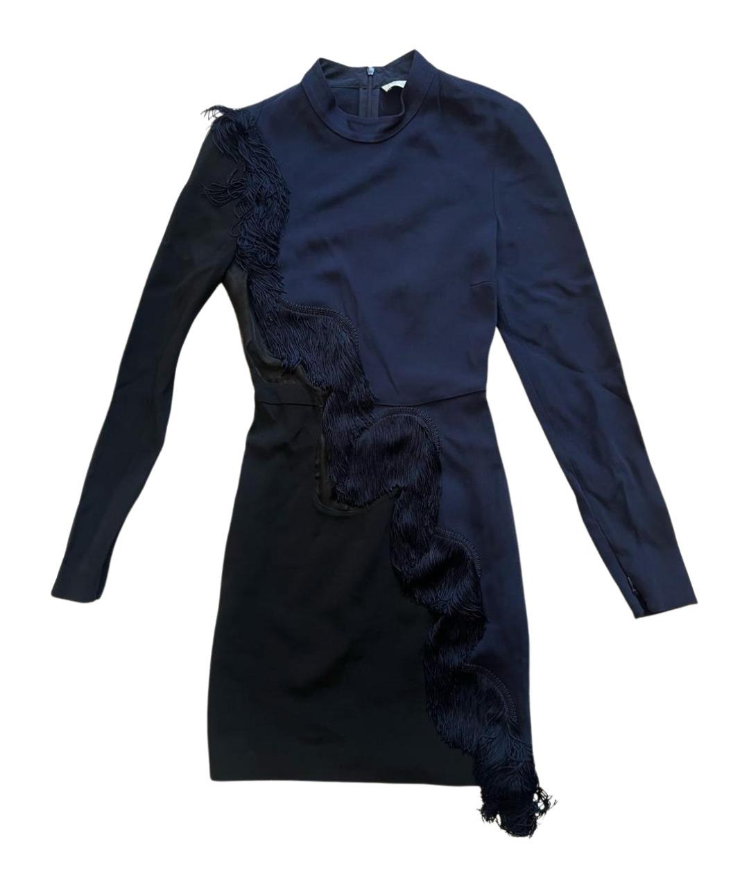 STELLA MCCARTNEY Темно-синее шелковое вечернее платье, фото 1