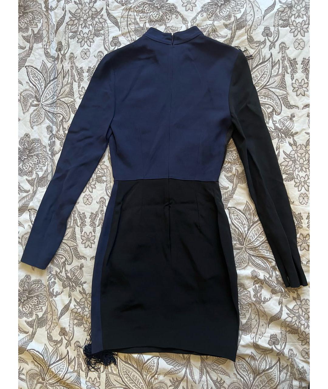 STELLA MCCARTNEY Темно-синее шелковое вечернее платье, фото 4