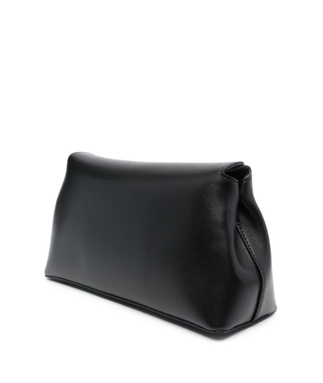 TOTEME Черная кожаная сумка через плечо, фото 5
