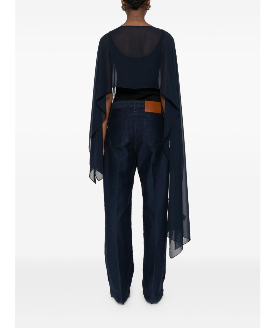 GIANLUCA CAPANNOLO Темно-синий шарф, фото 3