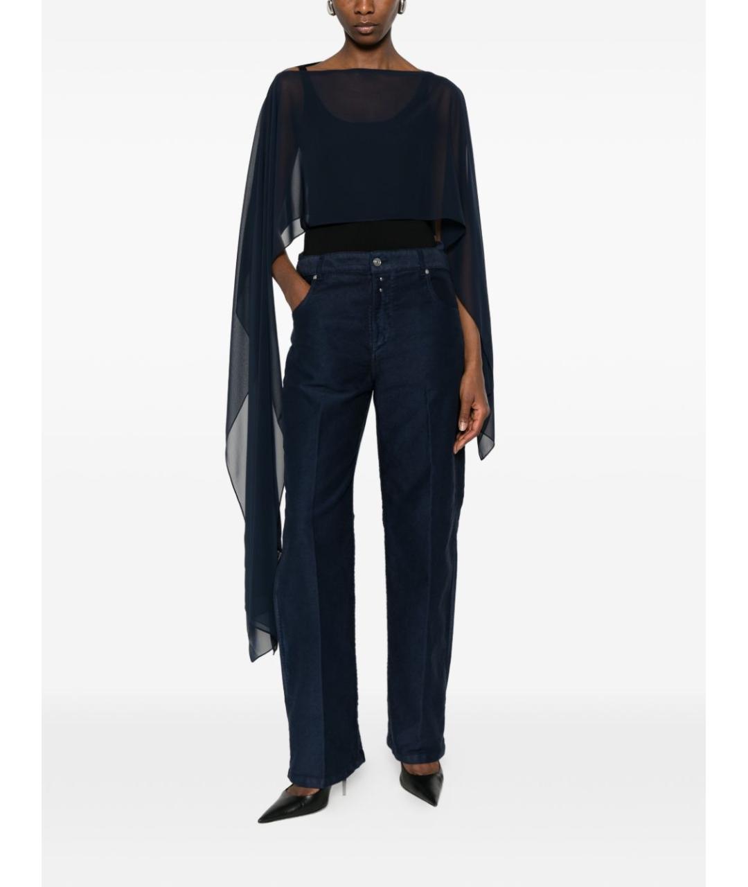 GIANLUCA CAPANNOLO Темно-синий шарф, фото 2