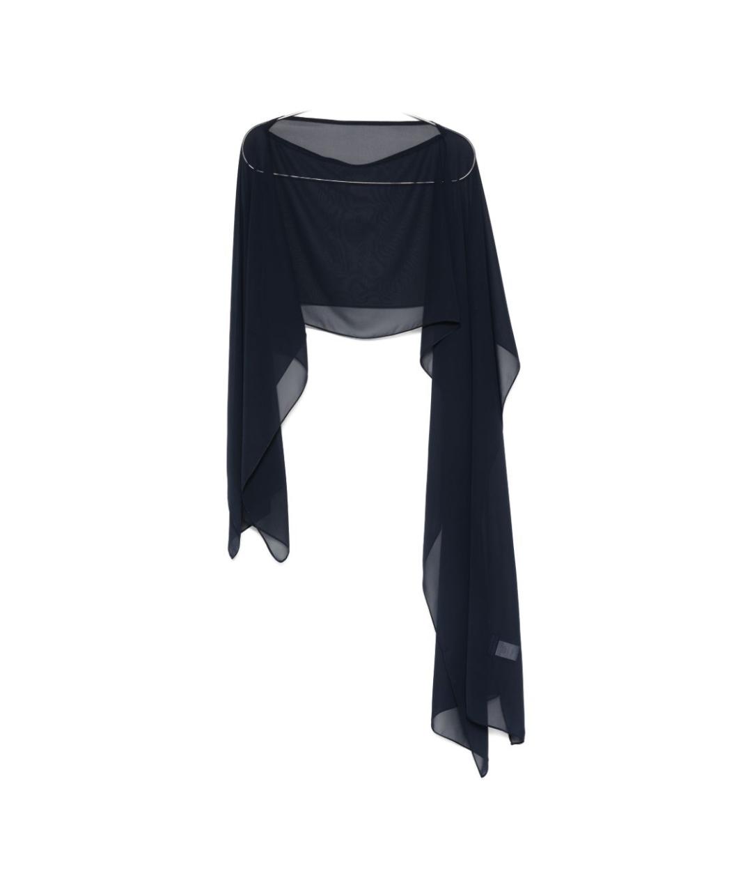 GIANLUCA CAPANNOLO Темно-синий шарф, фото 1